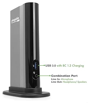 Plugable Thunderbolt 3 ドッキングステーション Plugable Thunderbolt™ and USB-C Dual Display Docking Station
